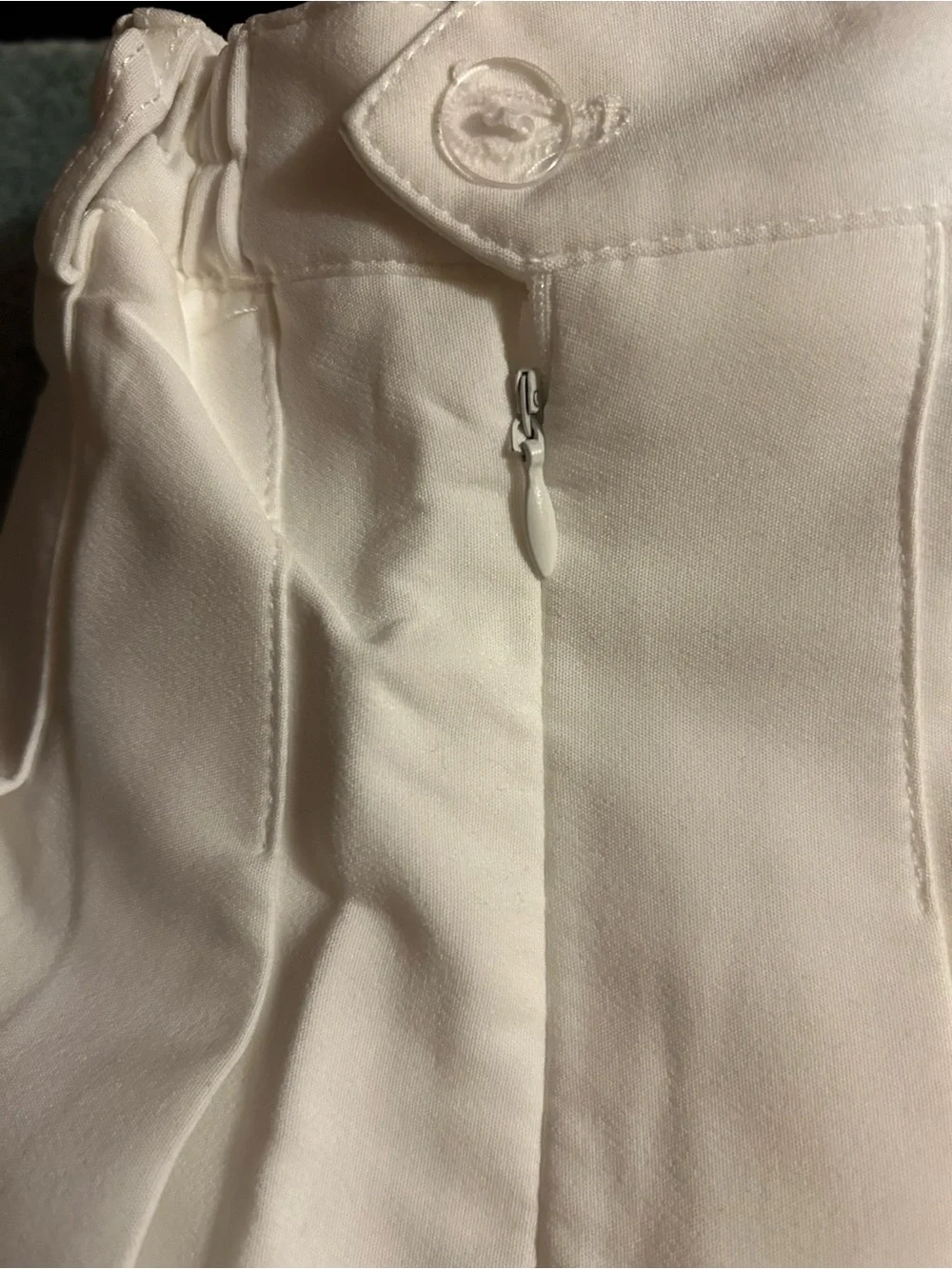 Girls' Pleated Skirt in Cream - Kids Bottoms